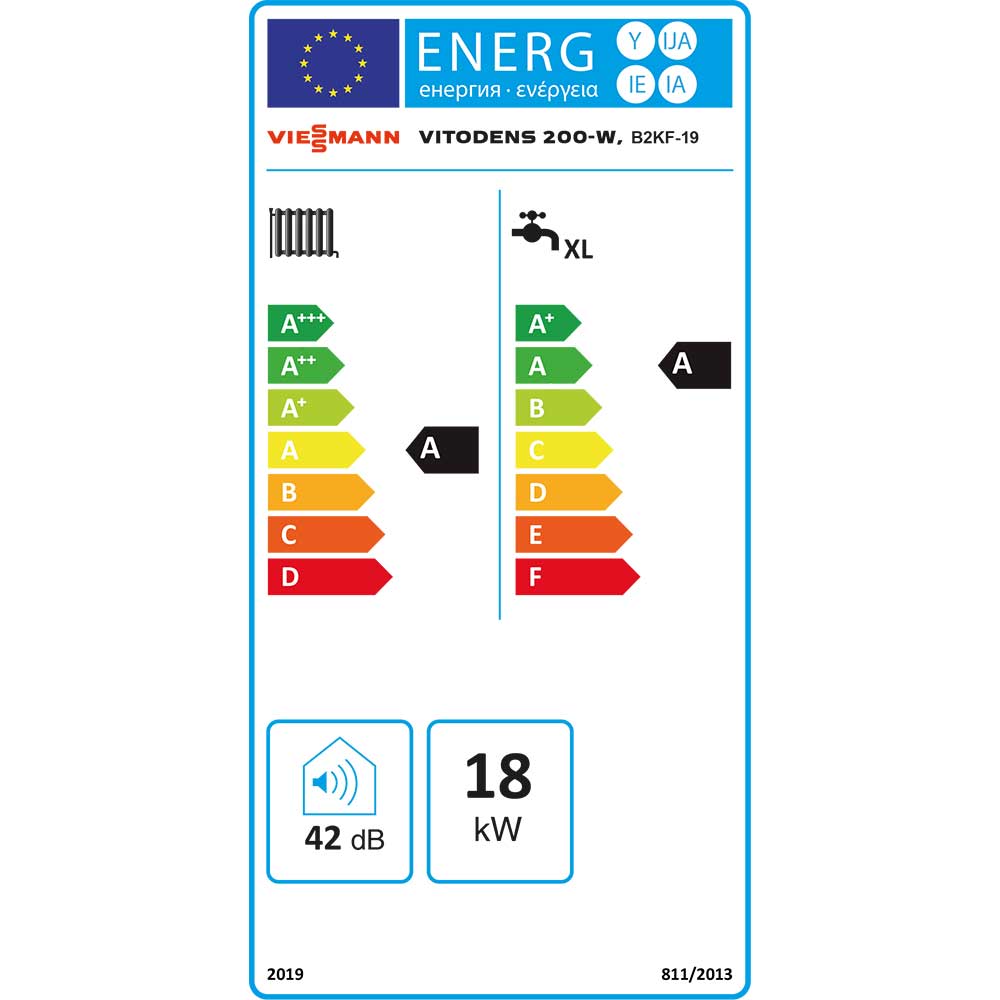 Viessmann Vitodens 200-W B2KF 19kW Z019363 Brennwert-Kombigerät