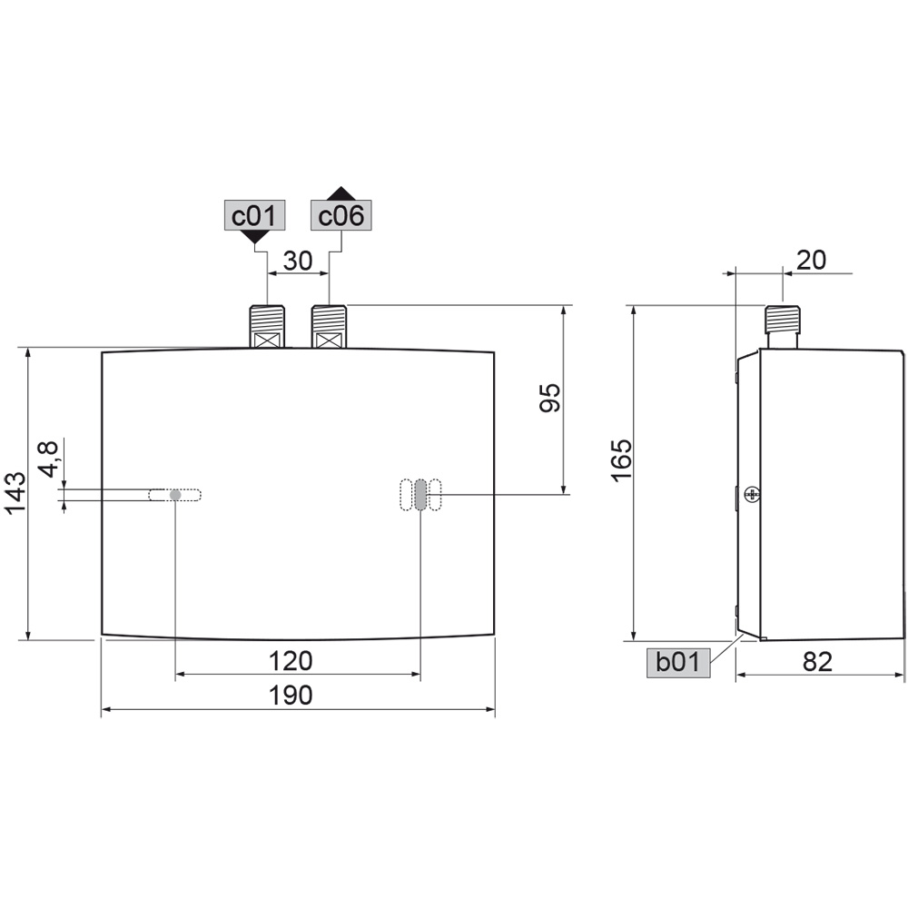 Stiebel Eltron Mini-Durchlauferhitzer DNM 3 185411