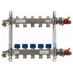 Buderus Logafloor Edelstahlverteiler 2HK ohne DFM 7738317137