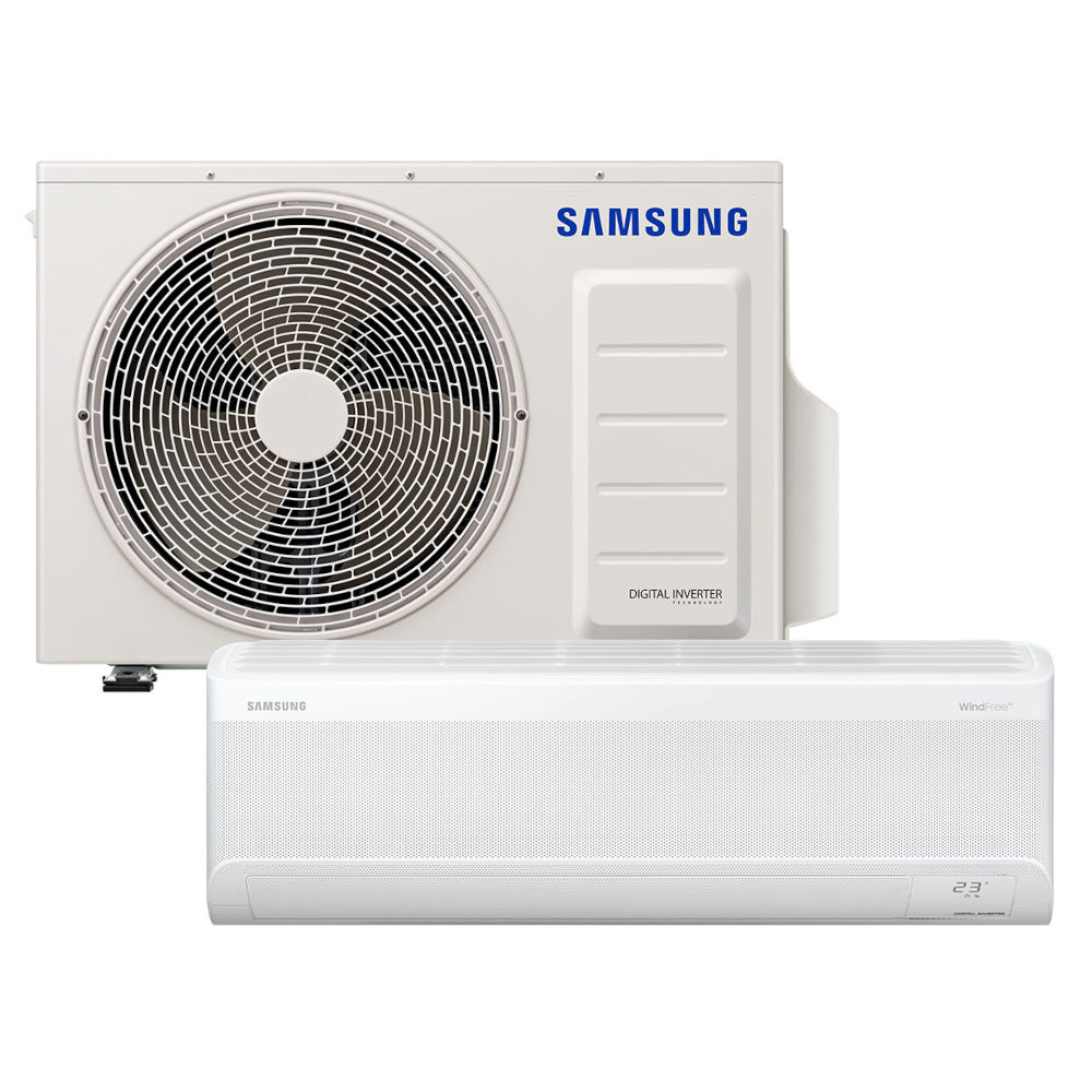 Wandgerät Samsung RAC Split Exklusiv Windfree Set Kühlen 4,3 kW | 4,7 kW Heizen AR70F15C1AWNEU.1