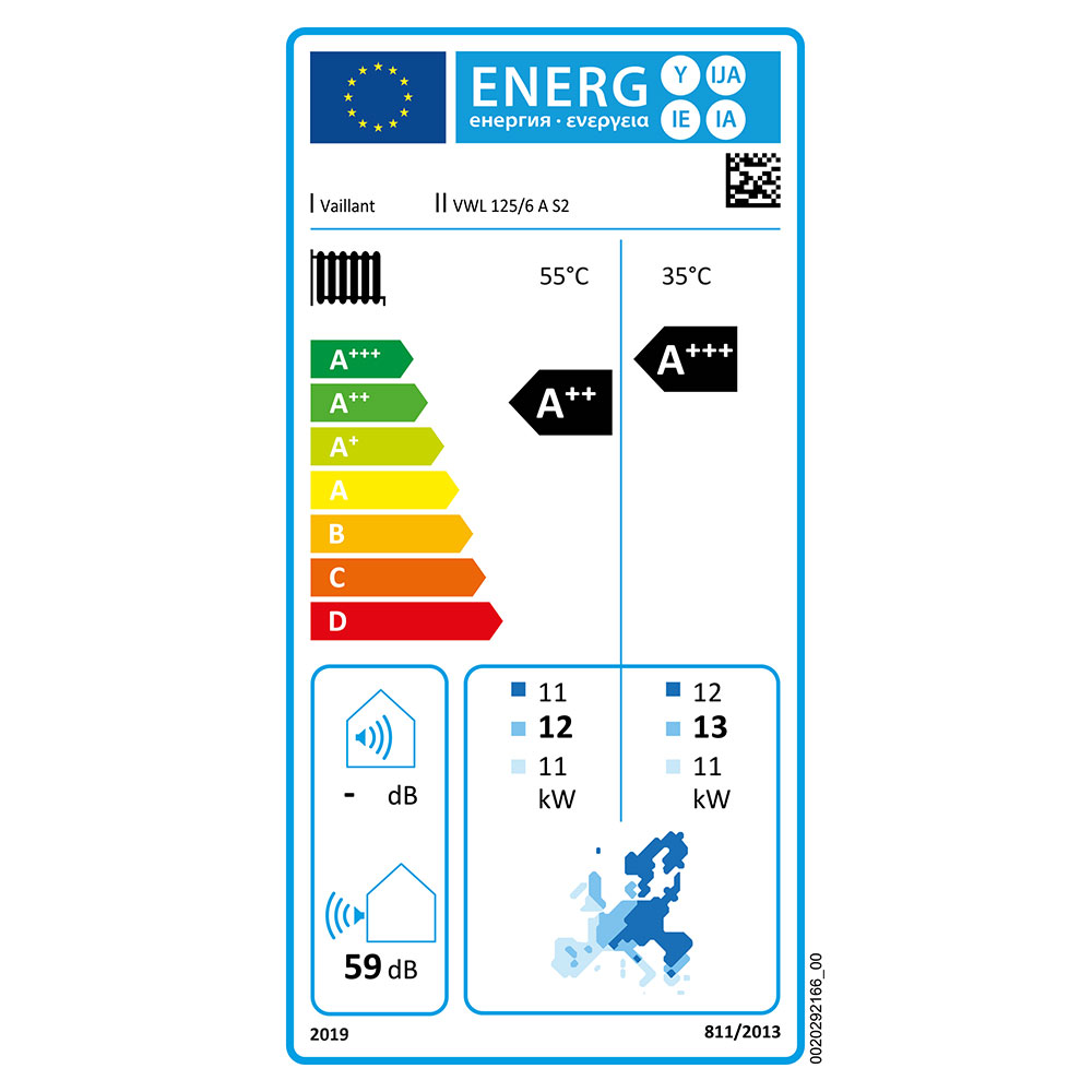 Vaillant aroTHERM plus VWL 125/6 A Luft/Wasser Heizungswärmepumpe