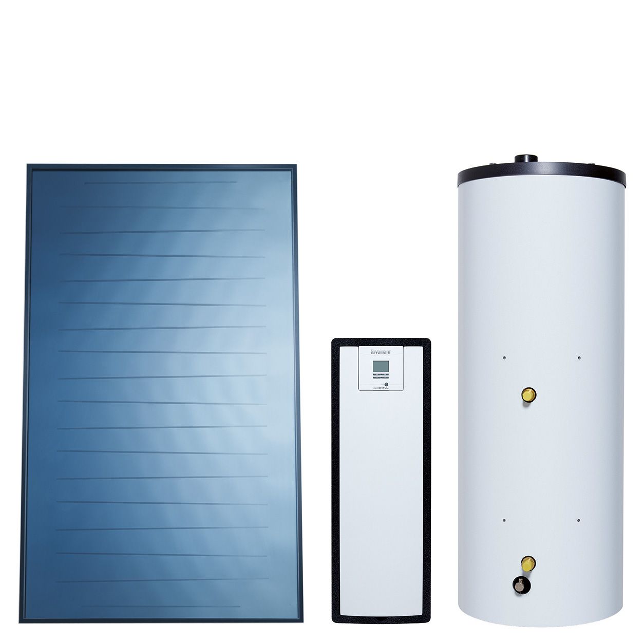 Vaillant Solaranlage 9.202/5, 7,53m² VFK 125/4, auroSTEP plus VIH S2 350/4 B 0010042368