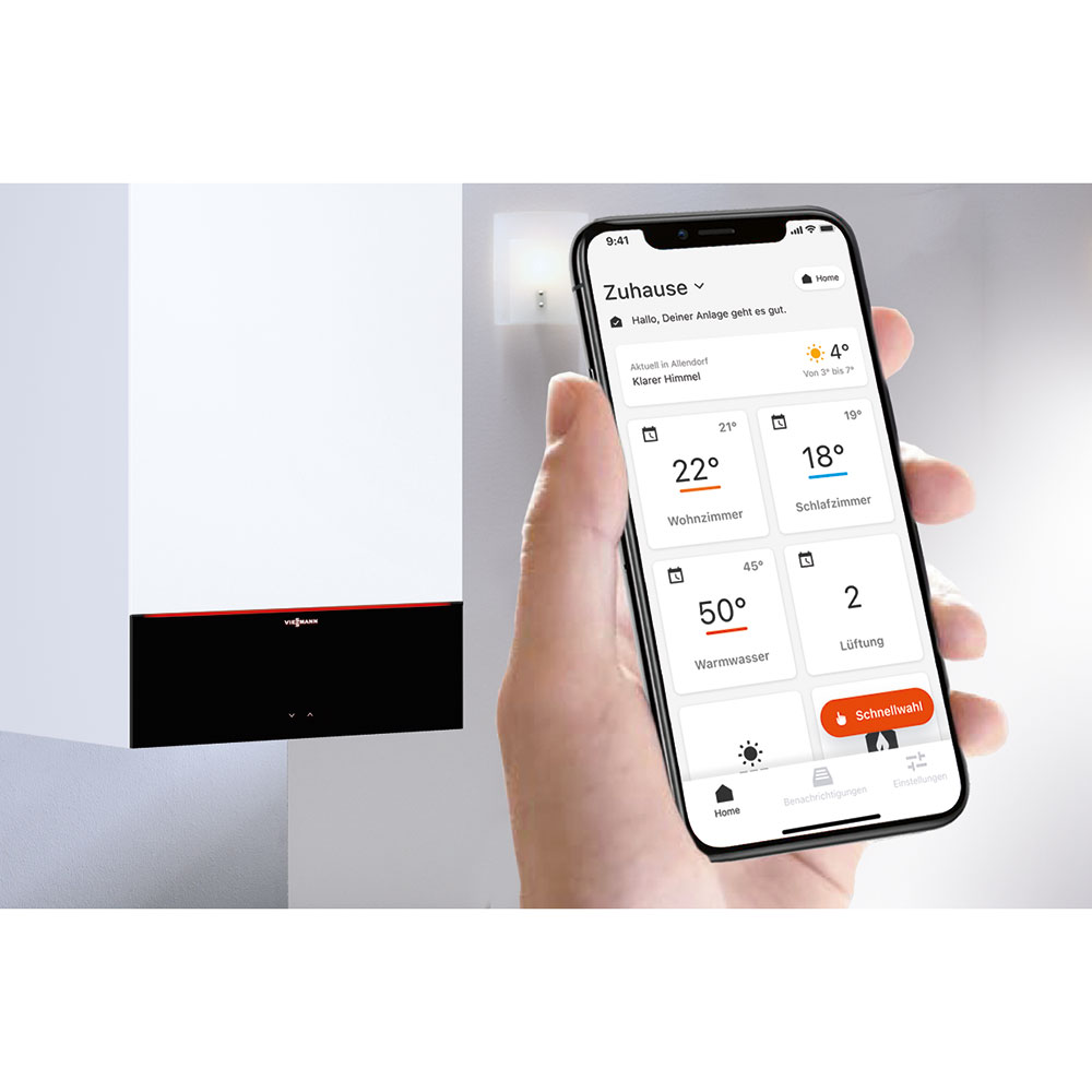 Viessmann Vitodens 300-W B3HF057 B3HG 19kW Brennwertpaket mit Divicon HKV