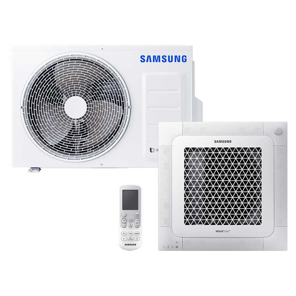 Samsung BAC Split 4-Wege Kassette Wind-Free Set Kühlen 2.6 kW | Heizen 3.4 kW AC026RNNDKG/EU.1