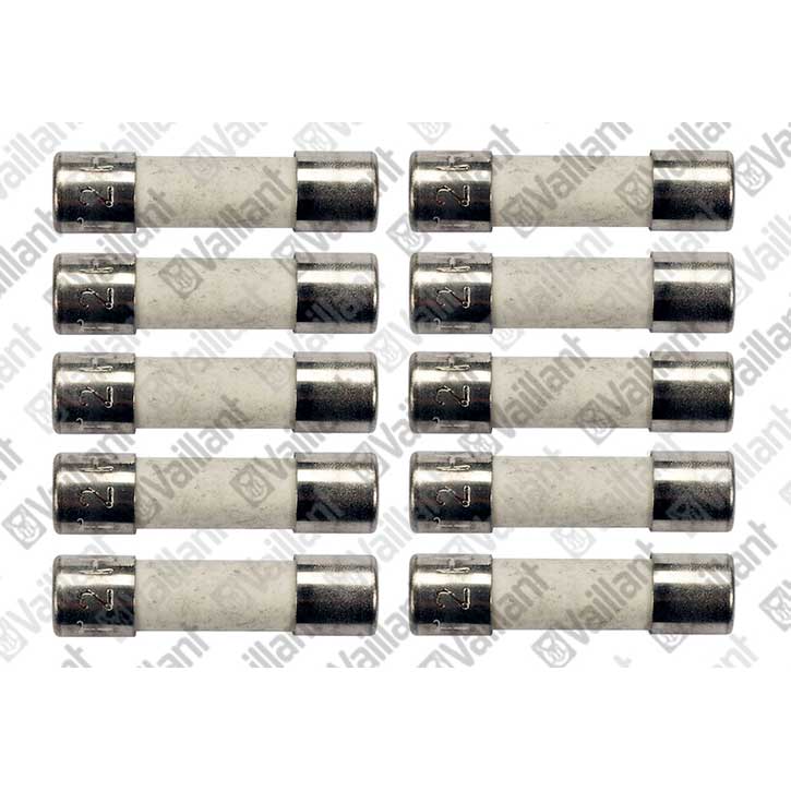 Vaillant Sicherung 2,0 A T2H (10 Stk.) 0020067507