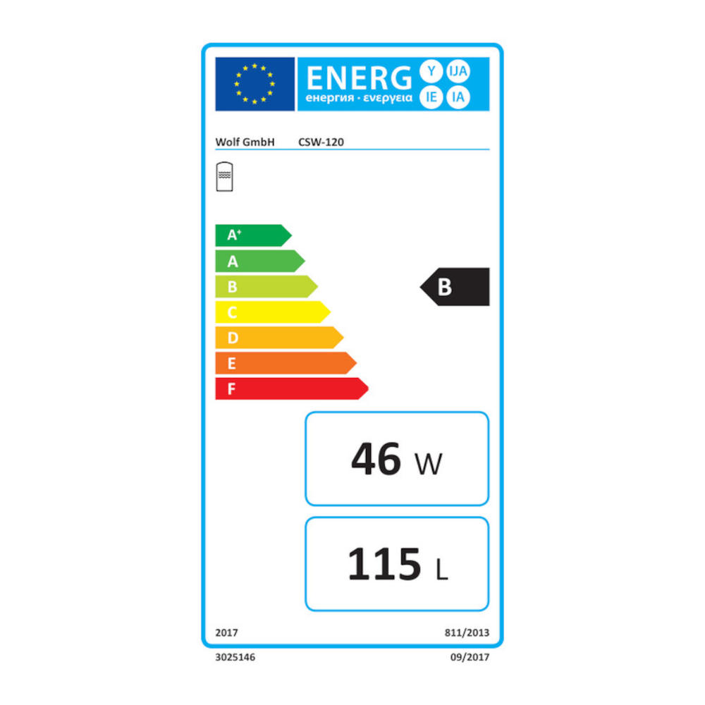 Wolf Warmwasserspeicher CSW-120 ComfortLine 2445121