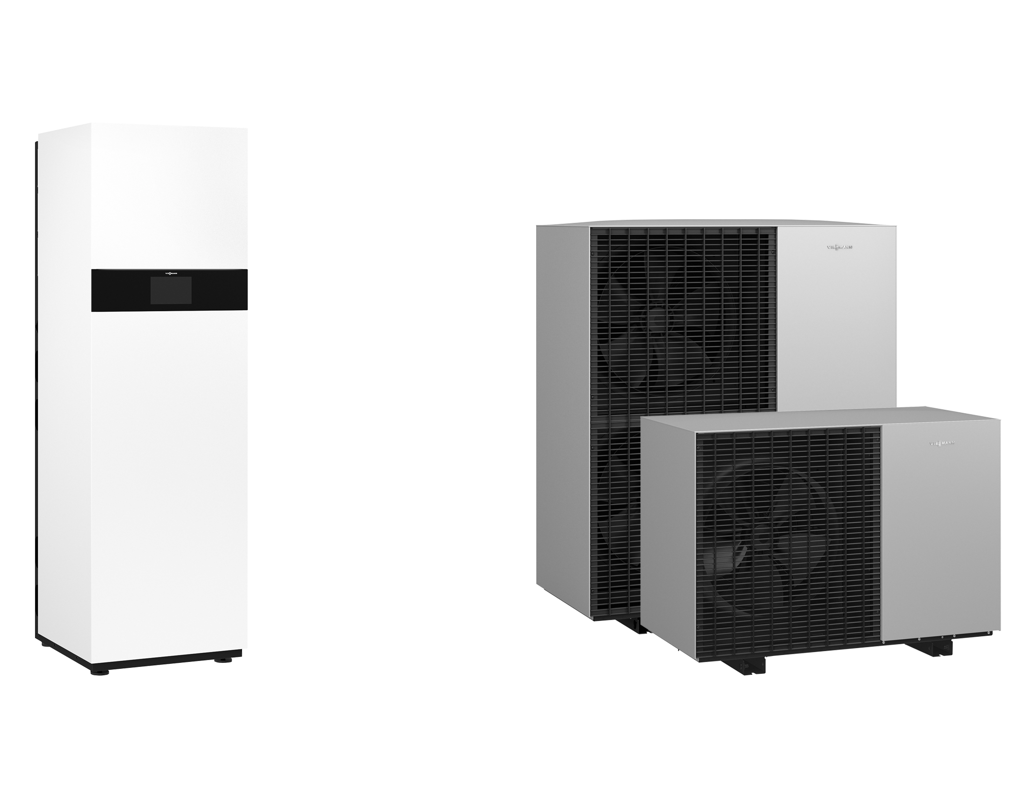 Viessmann Vitocal 150-A Compact A10 Luft/Wasser-Wärmepumpe, Monoblock, 2,6-12,0 kW, 400V, R290, Antifreeze Z032249