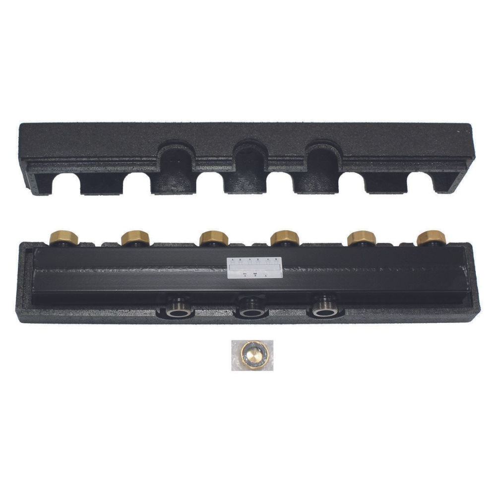 Vaillant Verteilerbalken für 3 Rohrgruppen für Heizkessel 307597