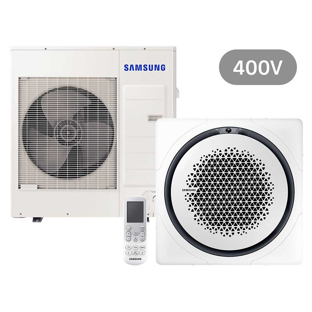 Samsung BAC Split Deckenkassette Set Kühlen 10.0 kW | Heizen 11.2 kW AC100RN4PKG/EU.1.2 eckig