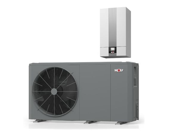 Wolf FHA-05/06 Luft/Wasser Wärmepumpe, Monoblock, BM-2, Schlammabscheider 9148031W01