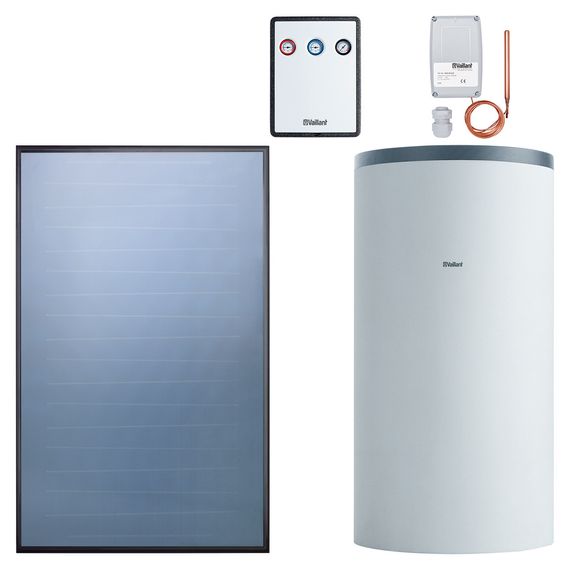 Vaillant Solaranlage 9.453/3, 10,04m² VFK 155/2 V, auroSTOR VPS RS 800 B 0010042393