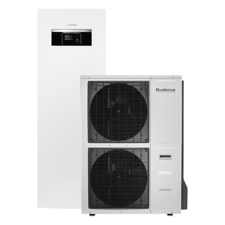 Buderus Luft-Wasser-Wärmepumpe Logaplus-Paket WP-SP1 WLW-14 SP AR P3, WLW166-14 T190