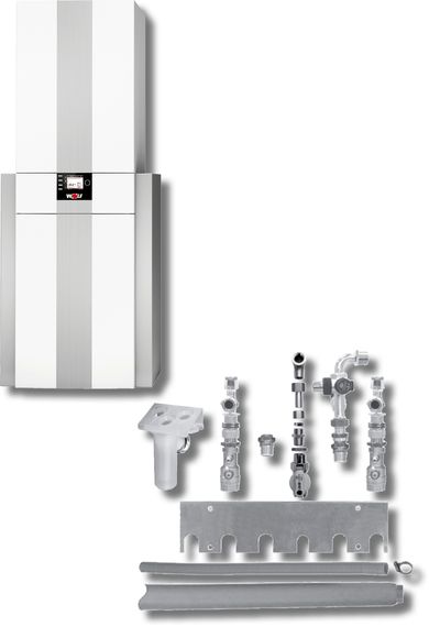 Wolf CGS-2-20/150R Gas-Brennwert-Zentrale mit Rohrwendelspeicher, BM-2, HE-Pumpe 8615016F01