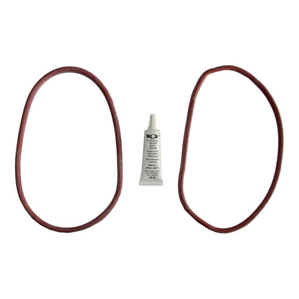 Wolf Dichtungssatz (2 Dichtung mit Silikonfett) Brennk oben+unten 8603044