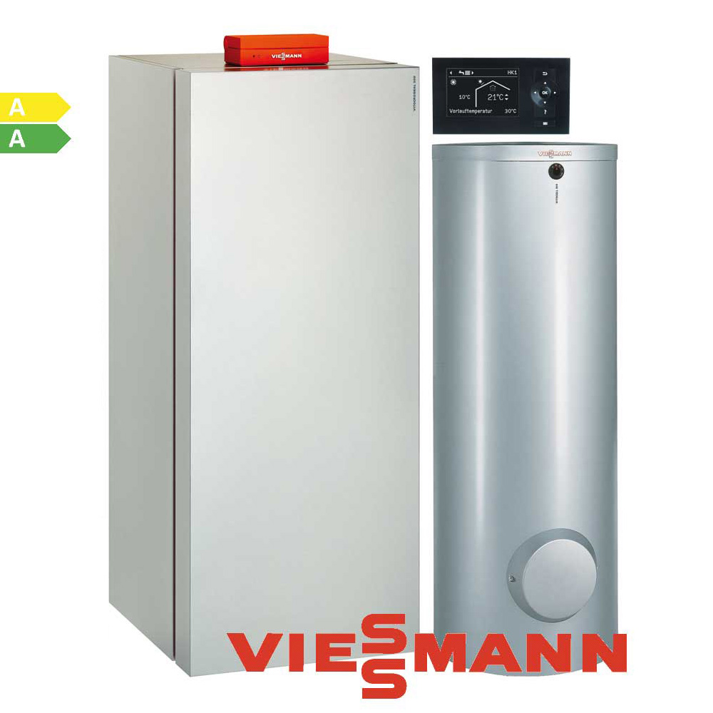 Viessmann Vitocrossal 300 CU3A379 13kW mit 160L Vitocell 300-V und Zubehör