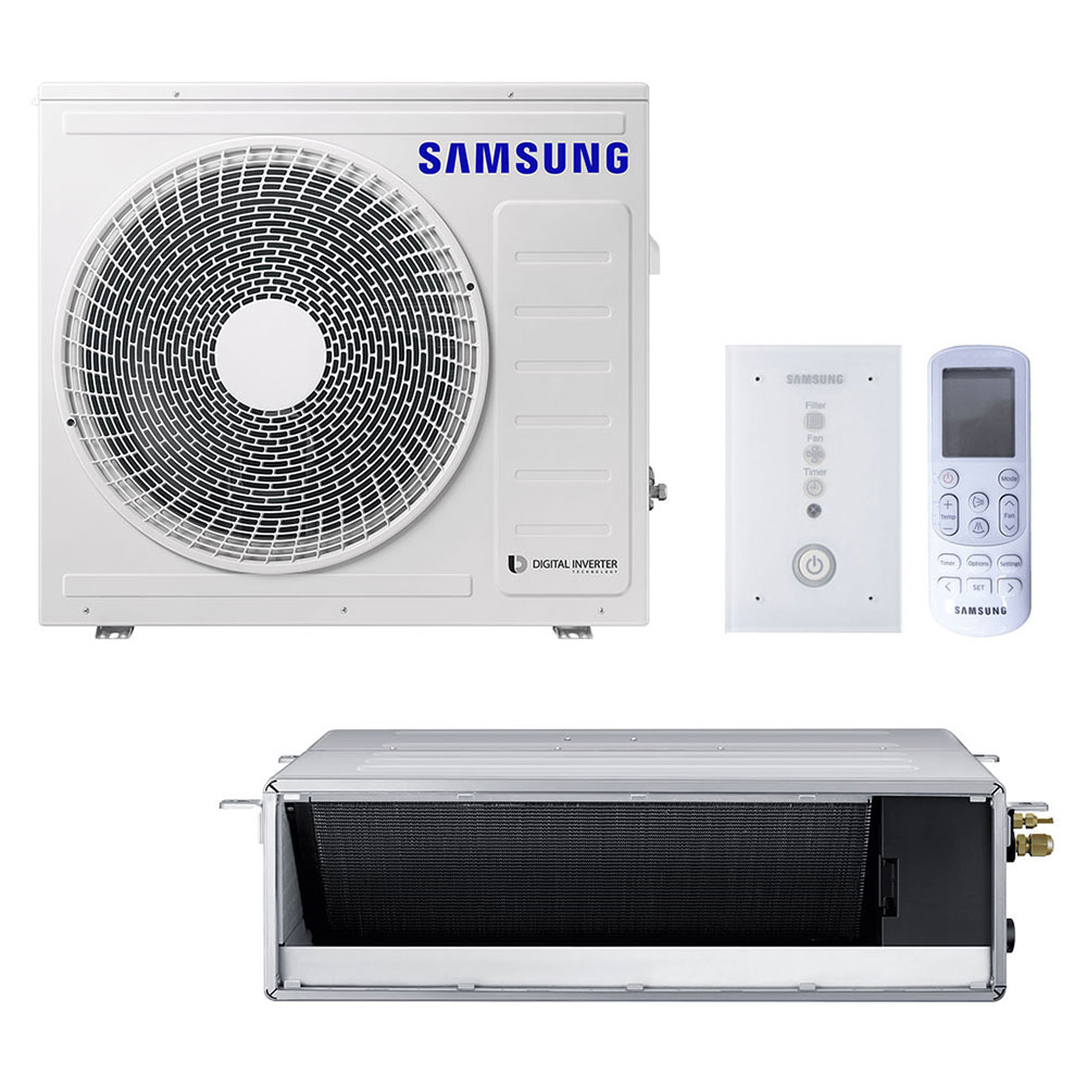 Samsung BAC Split Kanaleinbaugerät Set Kühlen 7.1 kW | Heizen 8.0 kW AC071RNMDKG/EU.1
