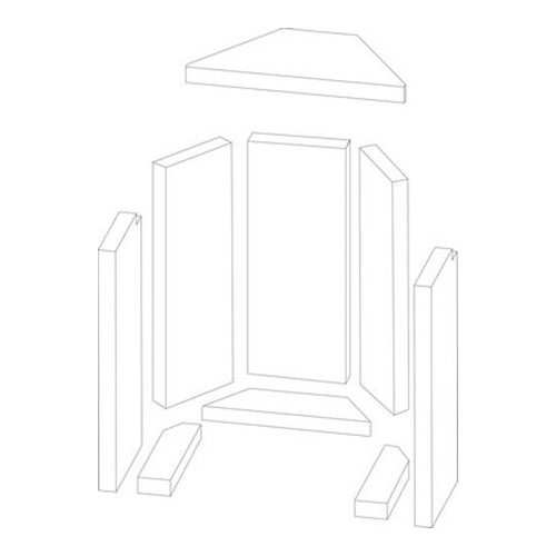 Buderus Blueline 8/10 Schamottegarnitur 63029383