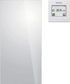 Buderus Logatrend IFR186 GW RC Infrarotheizung mit Regler Kabel, 400W, Glas Spiegel 7739624430