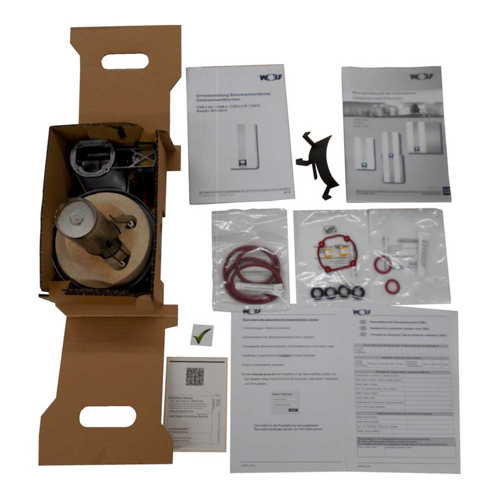 Wolf Umrüstset Brennkammerdeckel für CGB-2 2013-2015 LB1 14 kW 8614982