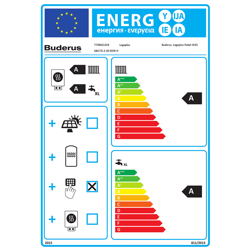 Buderus Logaplus Paket GB172i.2 W25/BC400