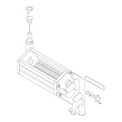 Buderus Wärmetauscher 60W Logatherm WLW276 36 V 73147