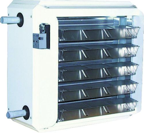 Wolf Luftheizer TLHK 40, CU/AL, 230V / 50Hz, Induktionsjalousie 230V 6523395