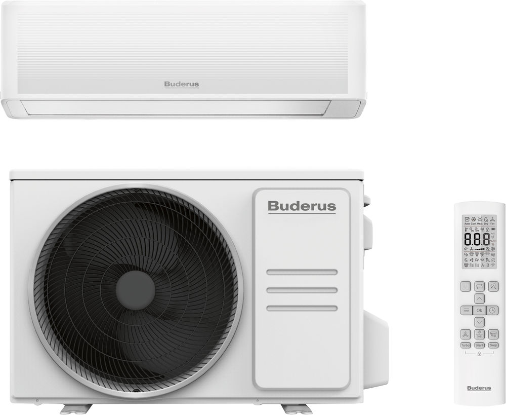Buderus Logacool AC186i.3 W, Klimaanlage AC186i.3 Set 5 kW, Klimagerät Single-Split 7733703137