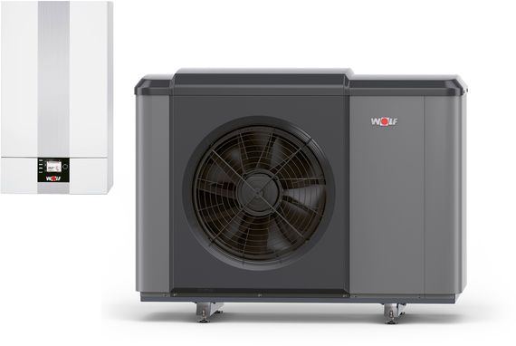 Wolf CHA-16/400V Luft/Wasser-Wärmepumpe, Monoblock, BM-2, Schlammabscheider 9147922W01