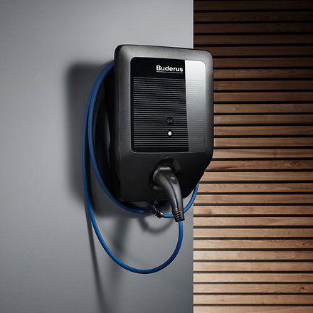 Buderus Wallbox Logavolt WLS11iP+, Ladestation, 11 kW, Ladekabel 7,5 m 7738101108