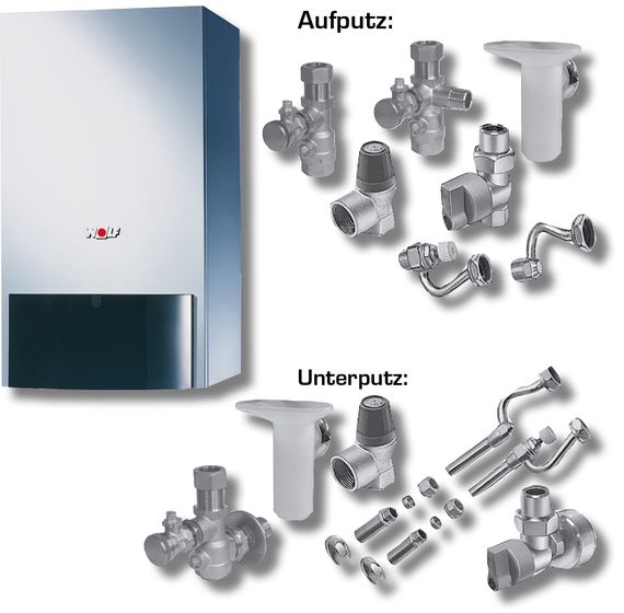 Wolf CGU-2K-18 18kW Gas-Heizwert-Kombitherme, BM, E / H, Aufputz 8616108W04