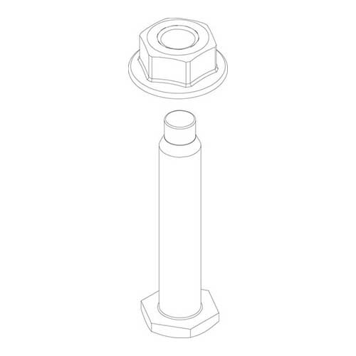 Buderus Mutter M6 + Schraube M6x30-5.8 8737709304