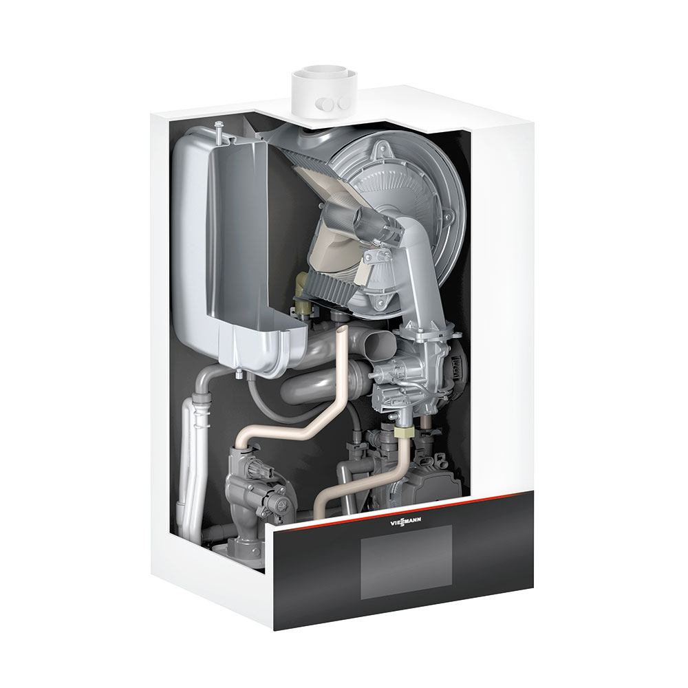 Viessmann Vitodens 300-W B3HF057 B3HG 19kW Brennwertpaket mit Divicon HKV