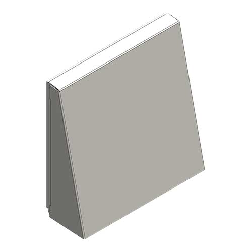 Viessmann Edelstahlaußenwandblende ZK04639