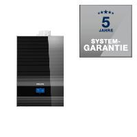Buderus GB192i.2-25, W50 (E), Gas-Brennwertgerät, schwarz, ESU160, 160 l, BC400 7739621176