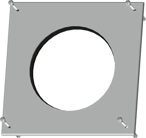 Wolf Rosette DN125 , weiß, zur Abdeckung des Mauerdurchbruchs 2651491