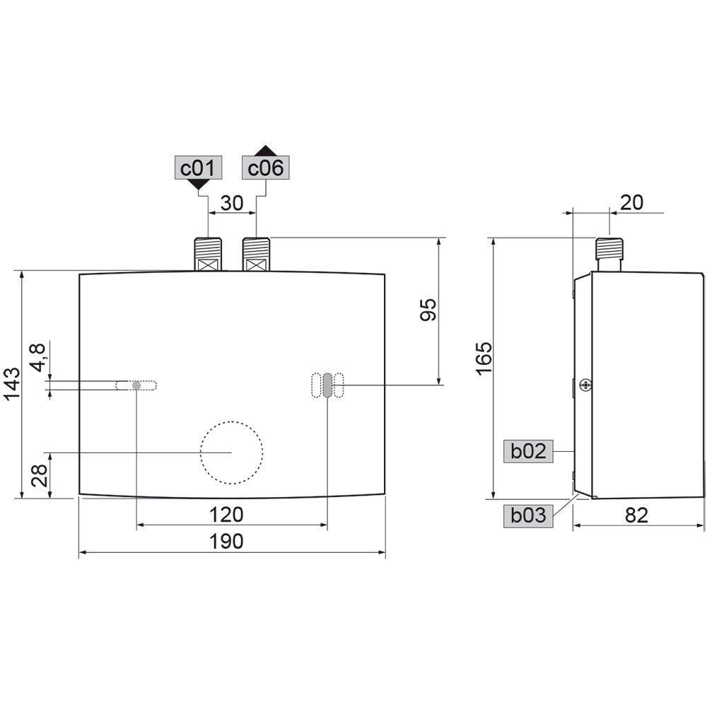 Stiebel Eltron Mini-Durchlauferhitzer DEM 7 232769